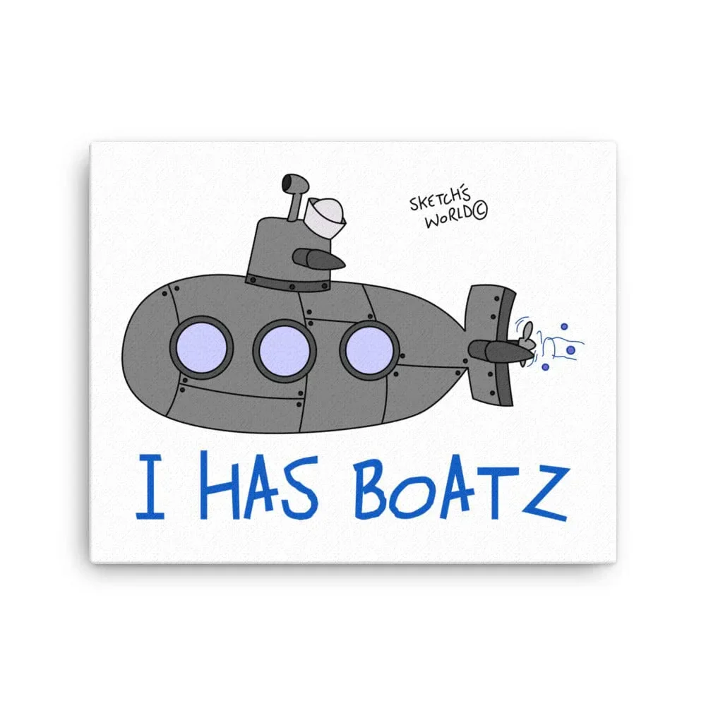 Sketch's World © Officially Licensed - Navy Submarine Canvas Print - Image 2
