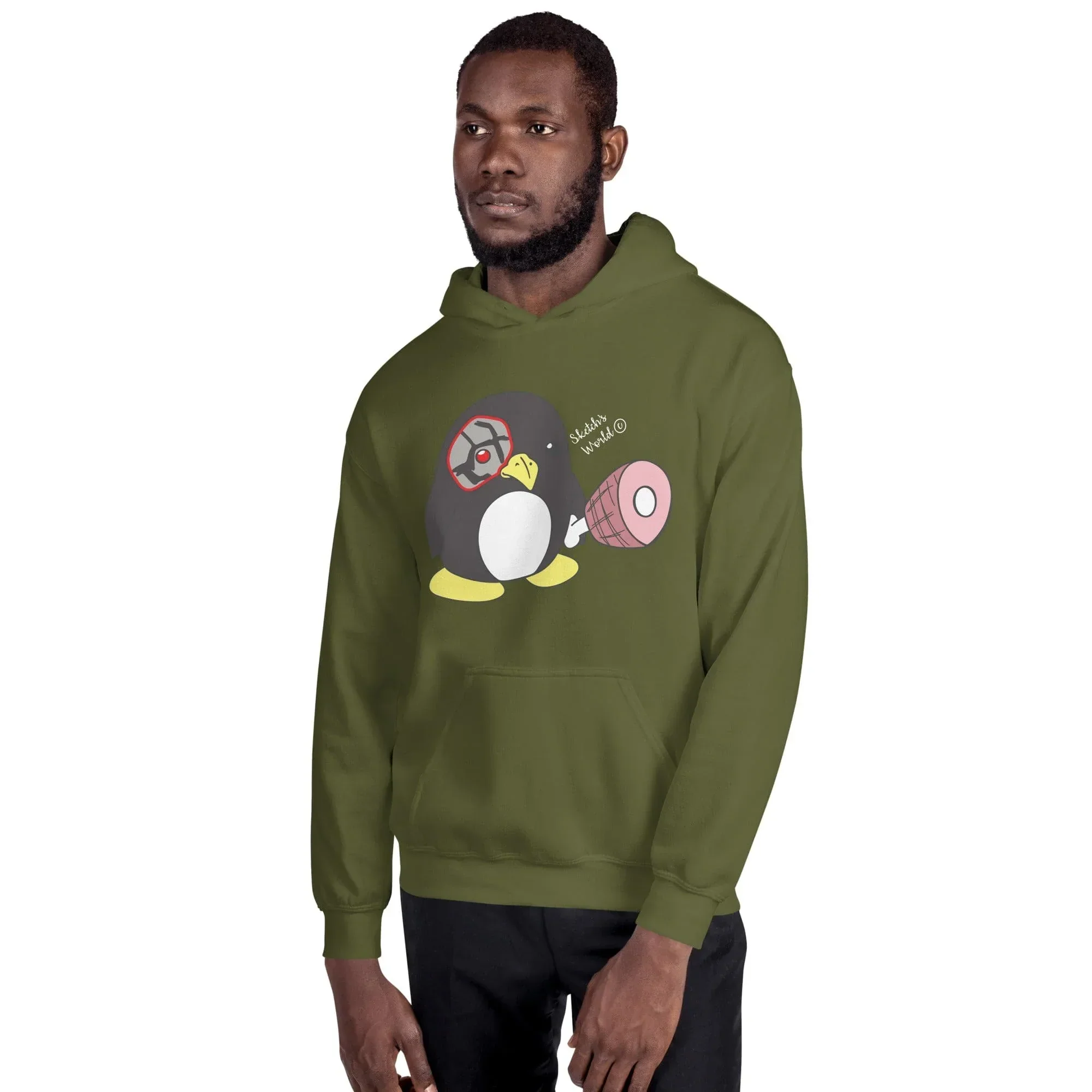 Sketch's World © Officially Licensed - Pengan Unisex Hoodie - Image 8