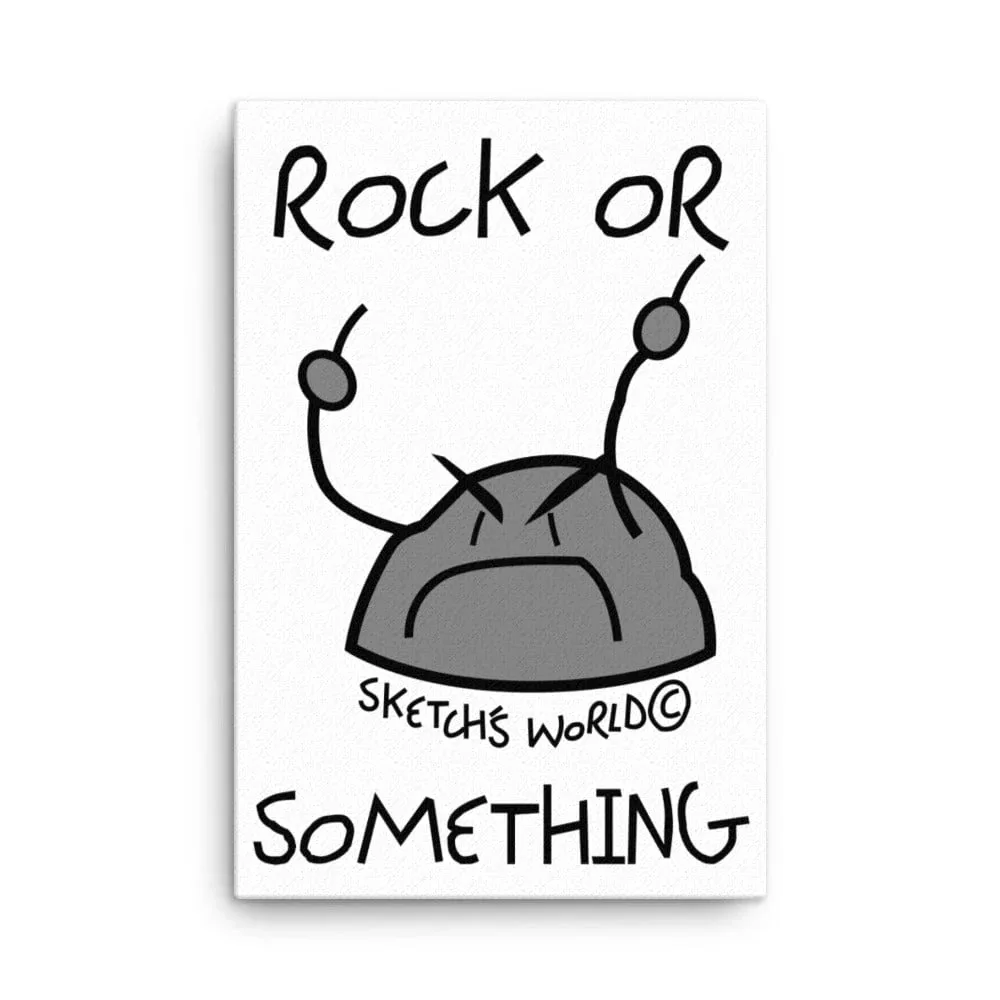 Sketch's World © Officially Licensed - Rock or Something Canvas Print - Image 4
