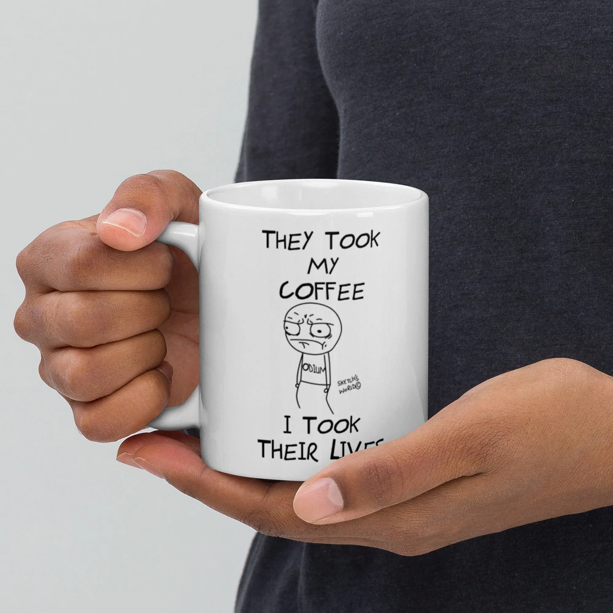 Sketch's World © Officially Licensed - They Took My Coffee, I Took Their Lives Ceramic Mug - Image 2