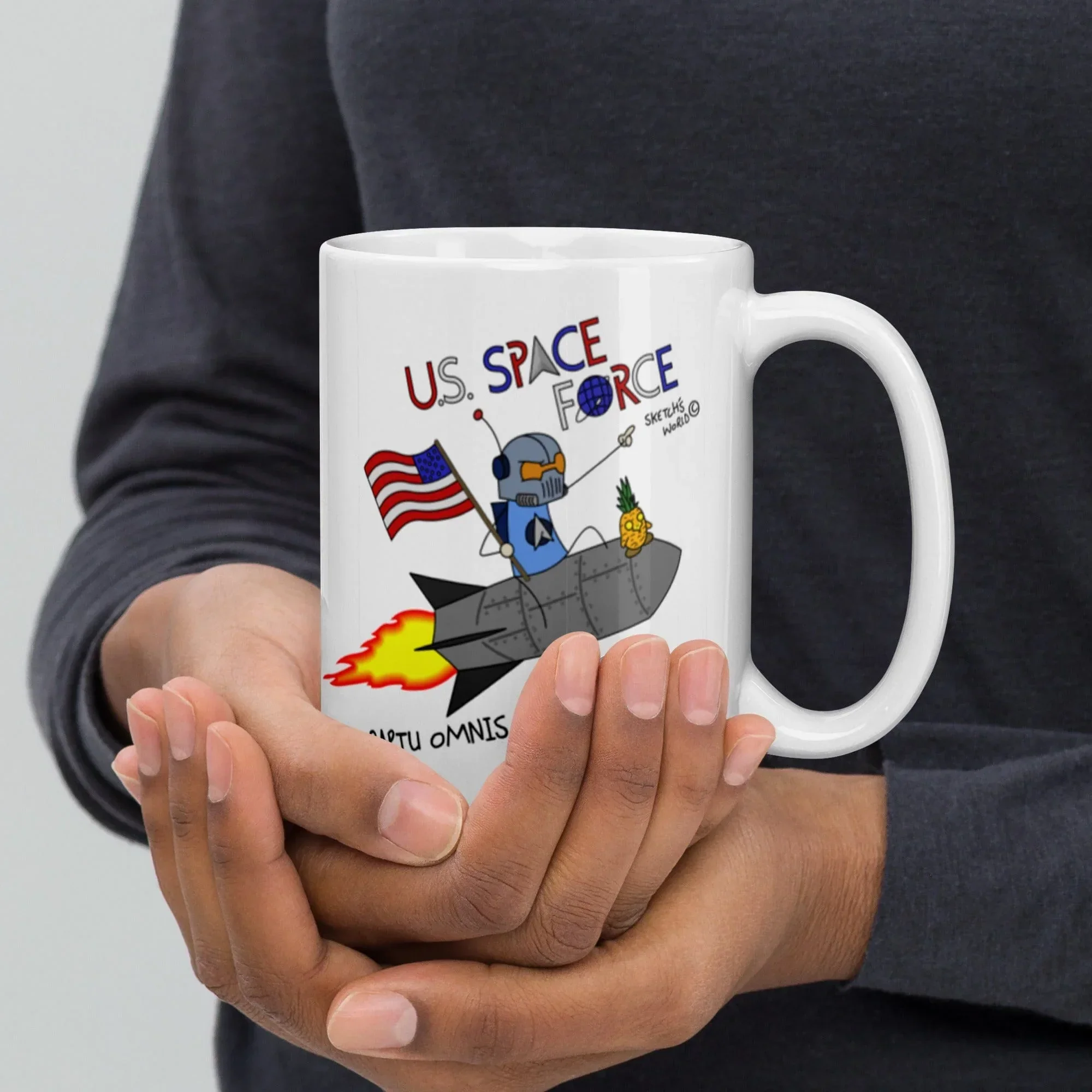 Sketch's World © Officially Licensed - US Space Force Ceramic Mug - Image 3