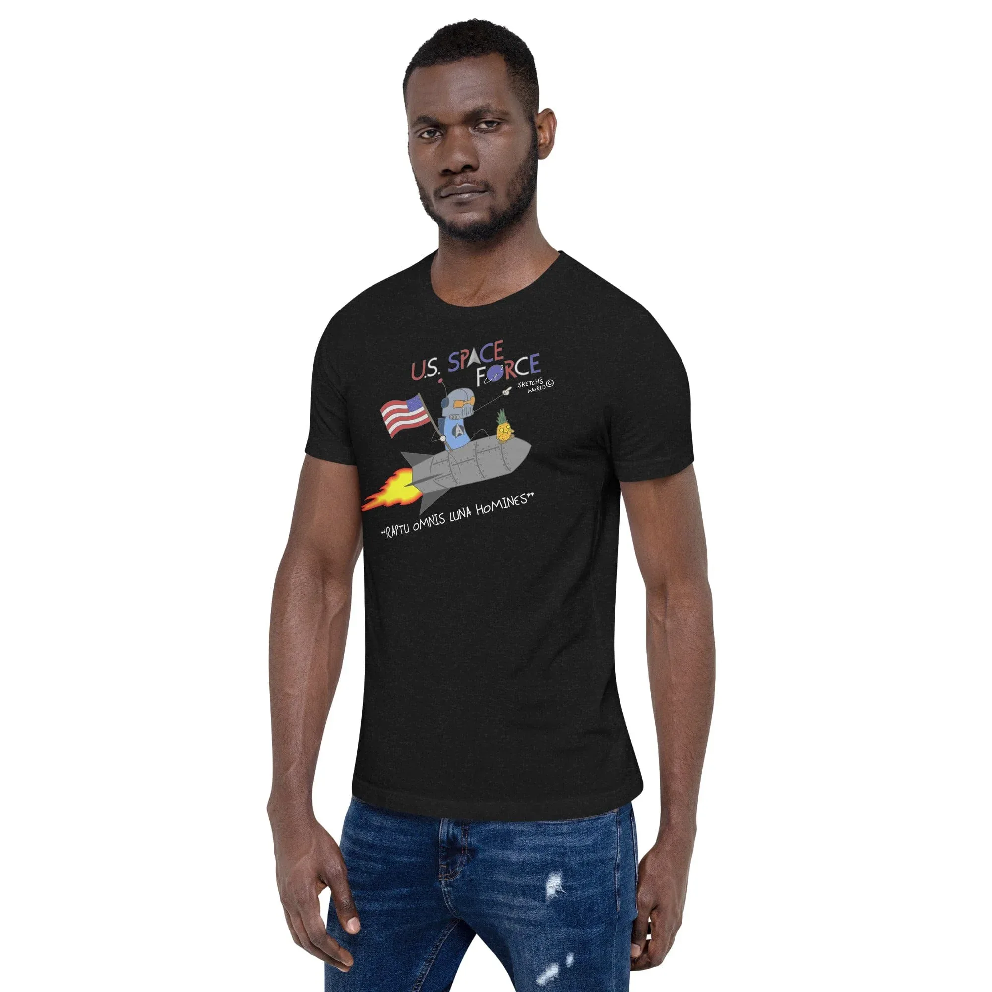 Sketch's World © Officially Licensed - US Space Force Unisex T-Shirt - Image 2