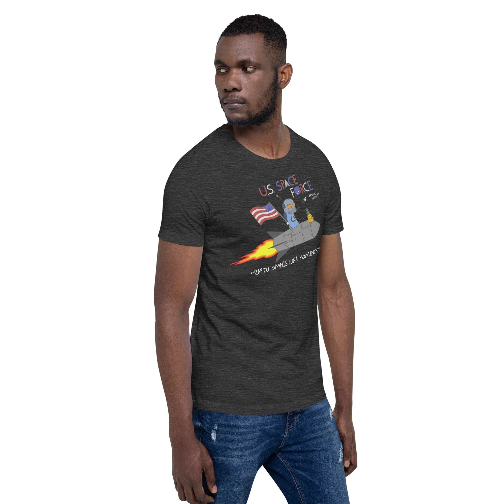 Sketch's World © Officially Licensed - US Space Force Unisex T-Shirt - Image 9