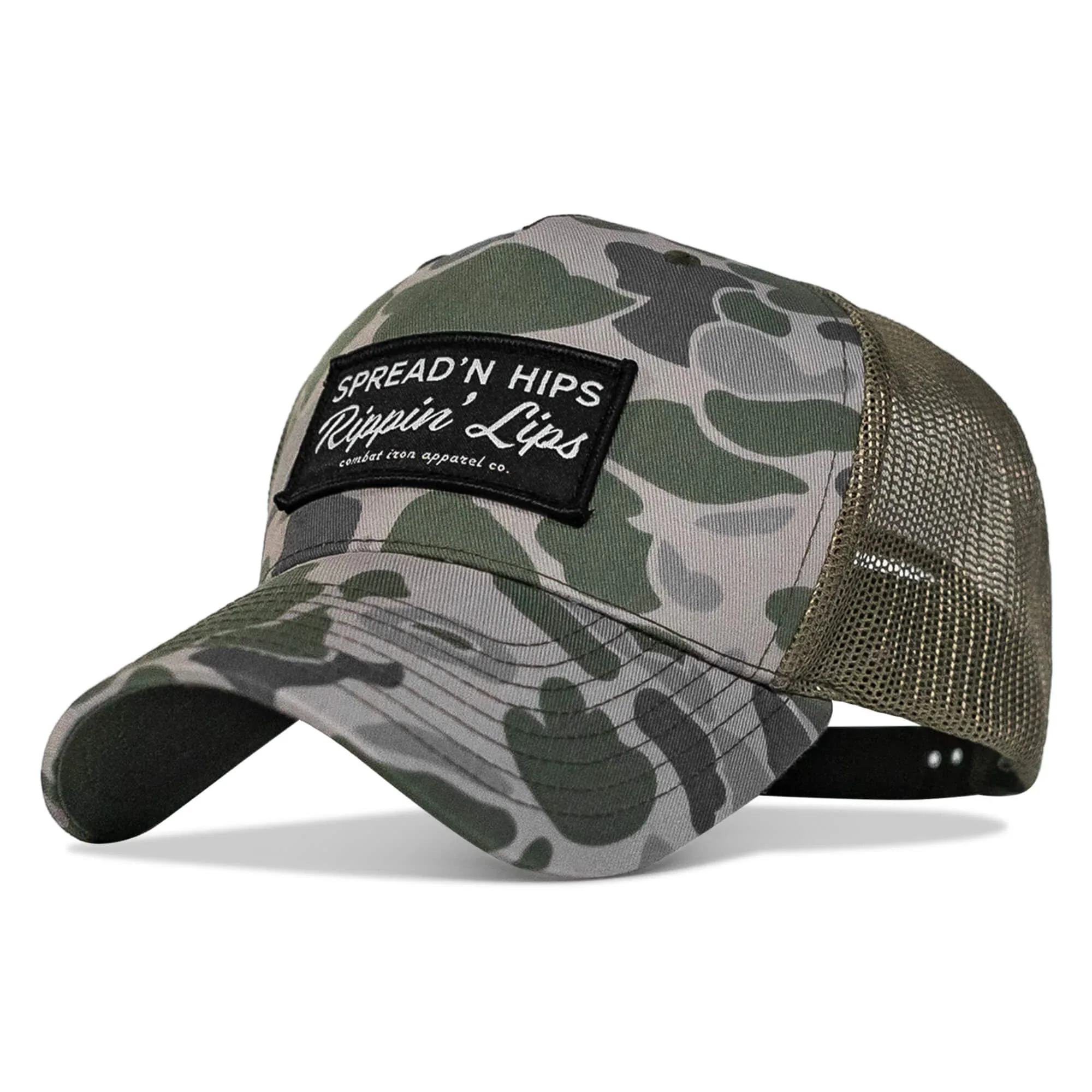 Spreadin' Hips Rippin' Lips Patch Snapback - Combat Iron Apparel Co. - Image 26
