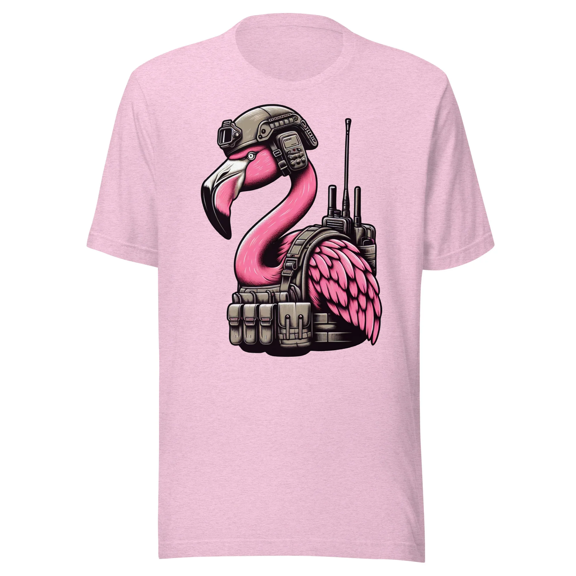 Tactical Flamingo - Unisex t-shirt - Image 6