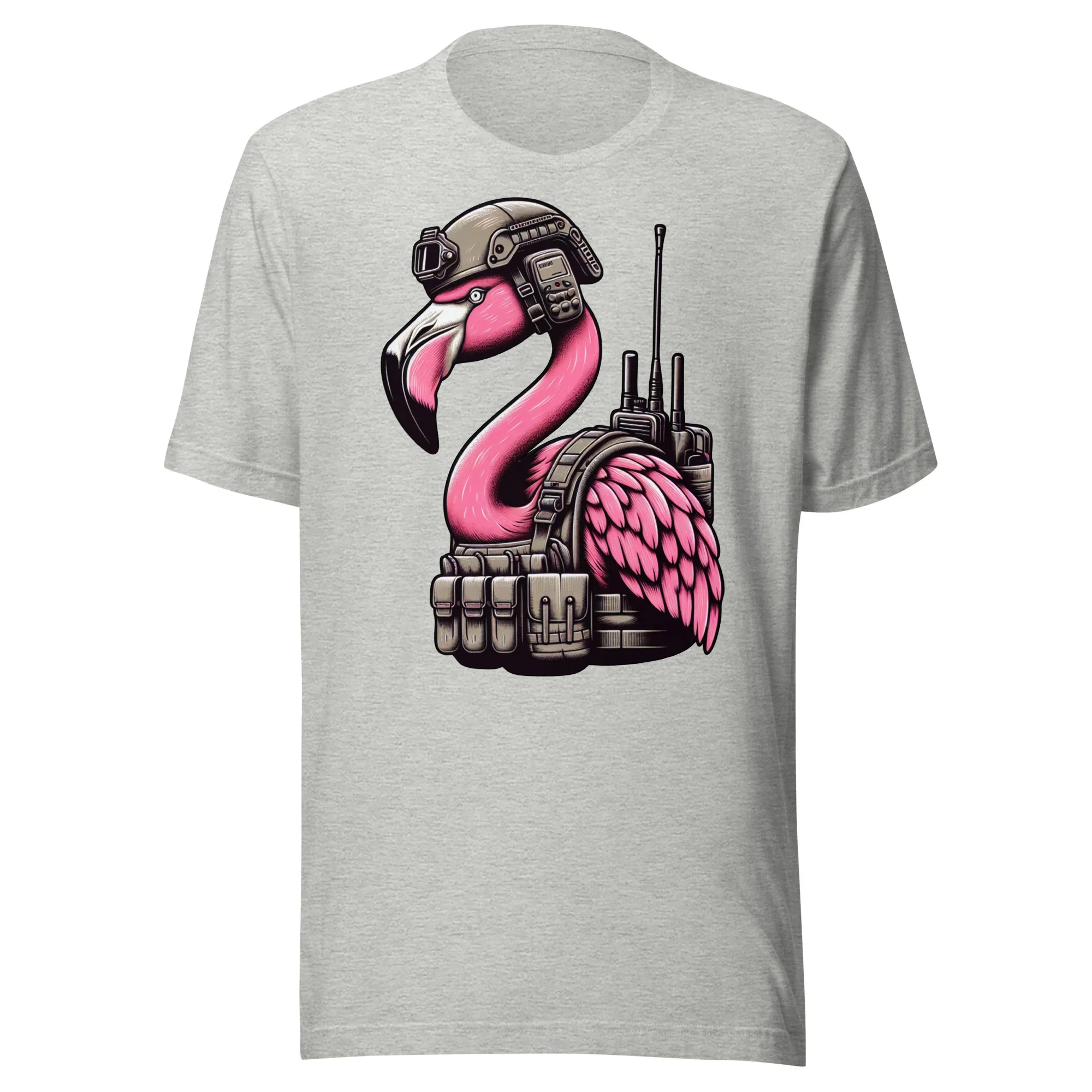 Tactical Flamingo - Unisex t-shirt - Image 9