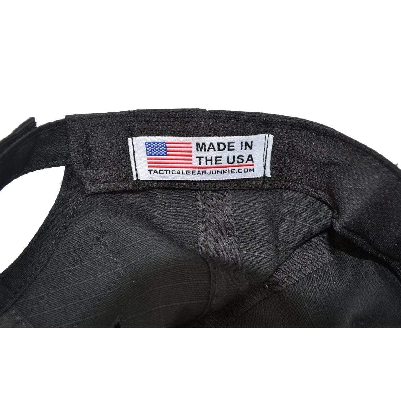 TGJ US Made Tactical Operator Hat - Solid Back with Custom 1x3.75 Patch - Image 18