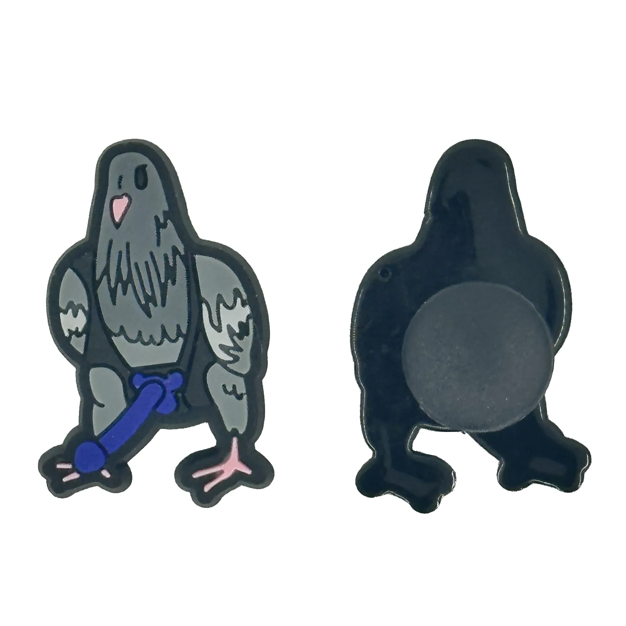 Tactical Mini Morale Charms- Consider This A Fucking Warning Pigeon - Singles - Image 2