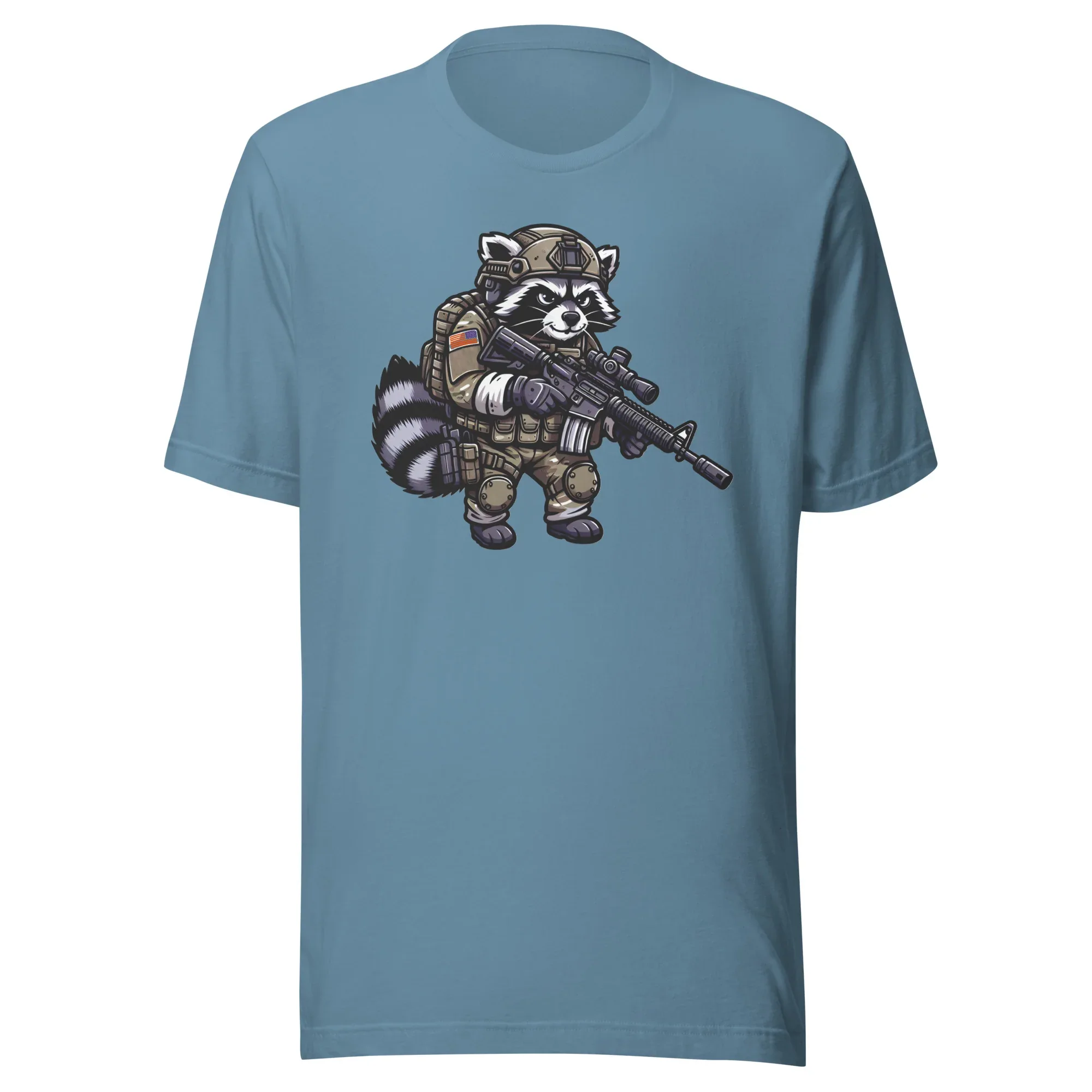 Tactical Panda Street Cat - Trash Panda - Tactical Raccoon - Unisex - t-shirt - Image 6