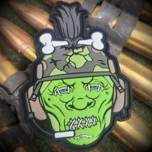Tactical Voodoo Shrunken Head - 3.5" PVC Patch - Image 4