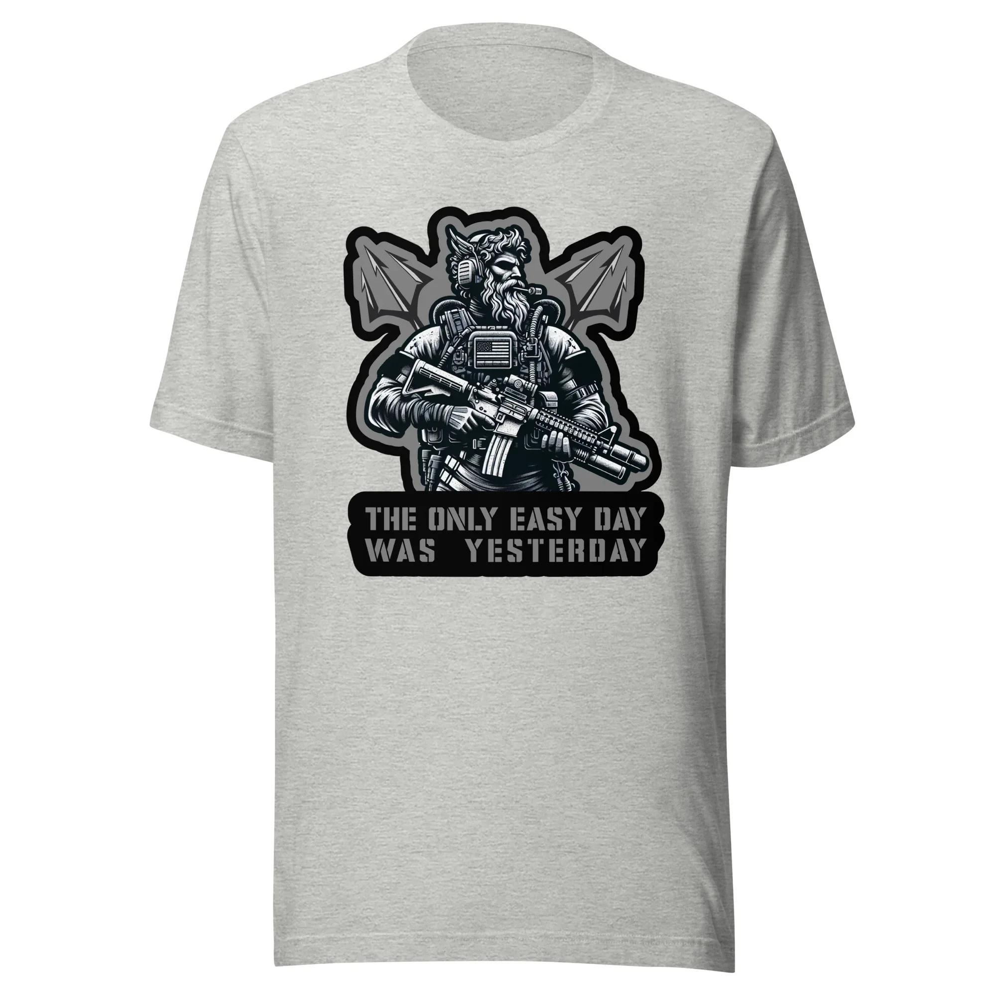 Tactical Navy Seal Triton - The Only Easy Day Was Yesterday - Unisex t-shirt Poseidon - Image 10