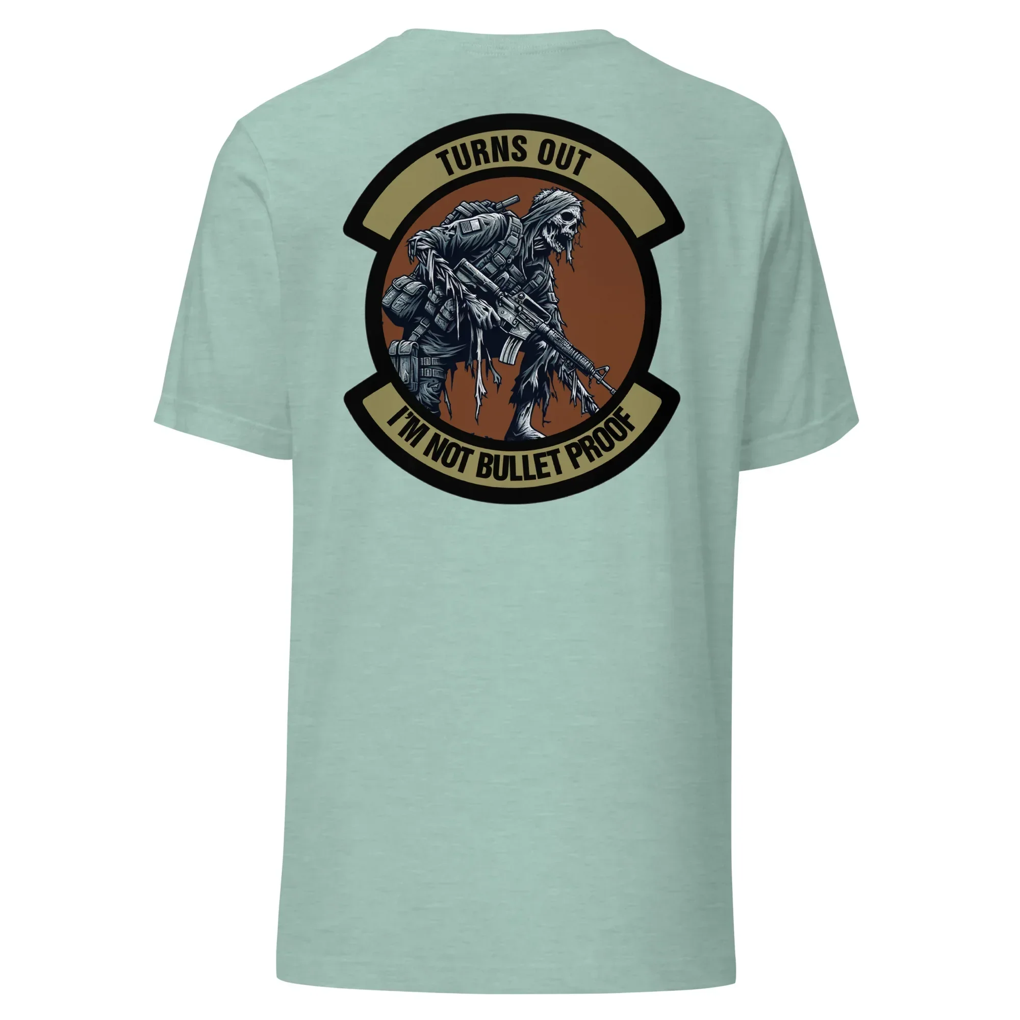 Tactical Zombie - I'm Not Bullet Proof - Pocket Logo - Unisex t-shirt - Image 14