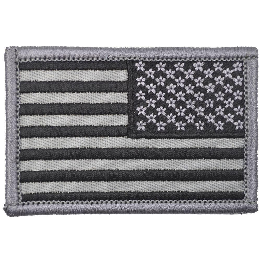 US Flag - 2x3 - Gray w/ Black - Image 2