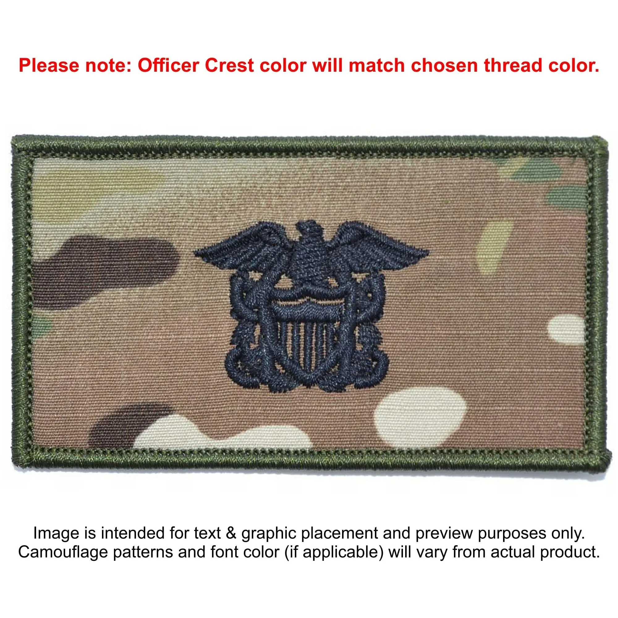 Custom US Navy Officer Combat Chest Plate Carrier Patch - Image 6