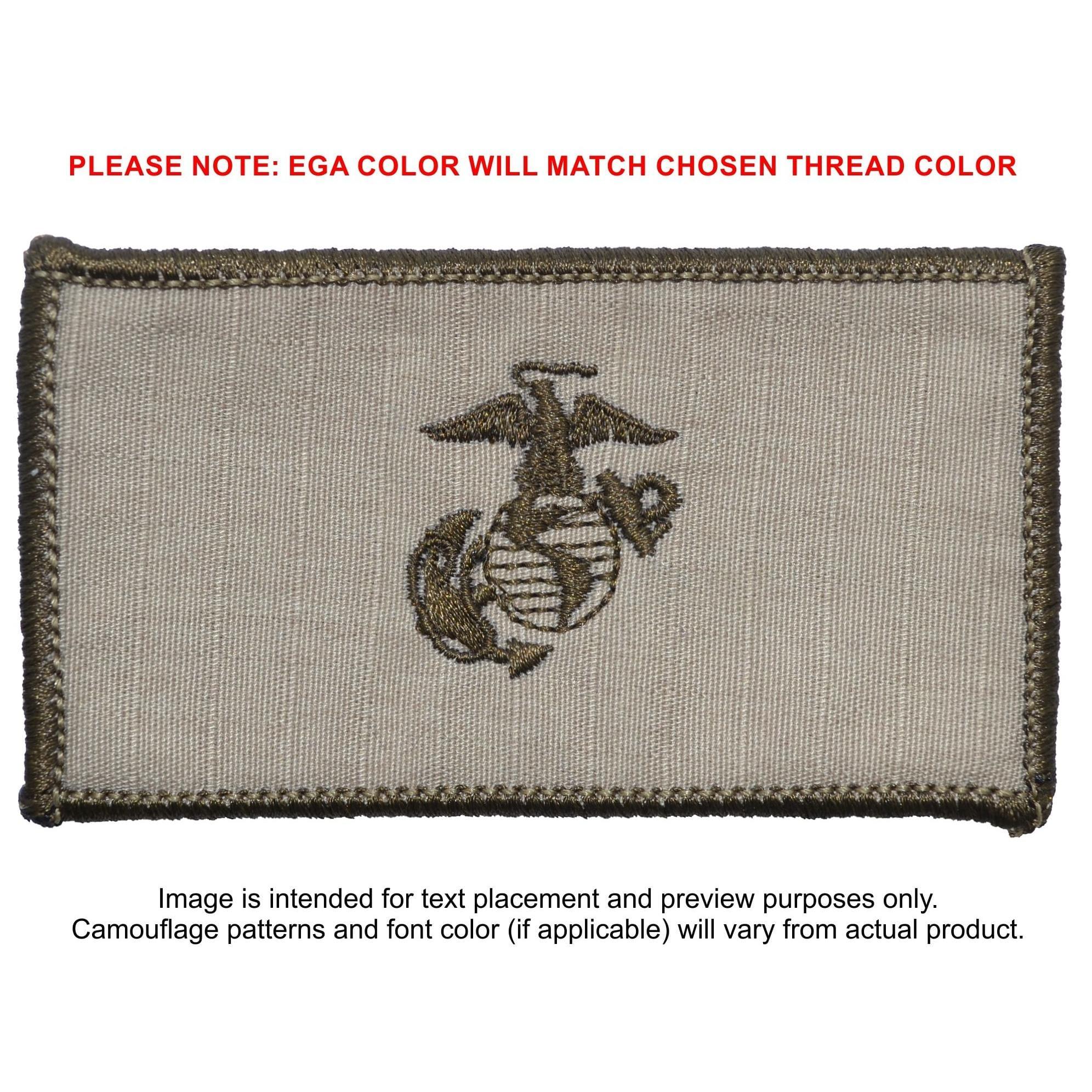 USMC Plate Carrier Flak Patch - Eagle Globe and Anchor Graphic (Open Globe) - Image 4