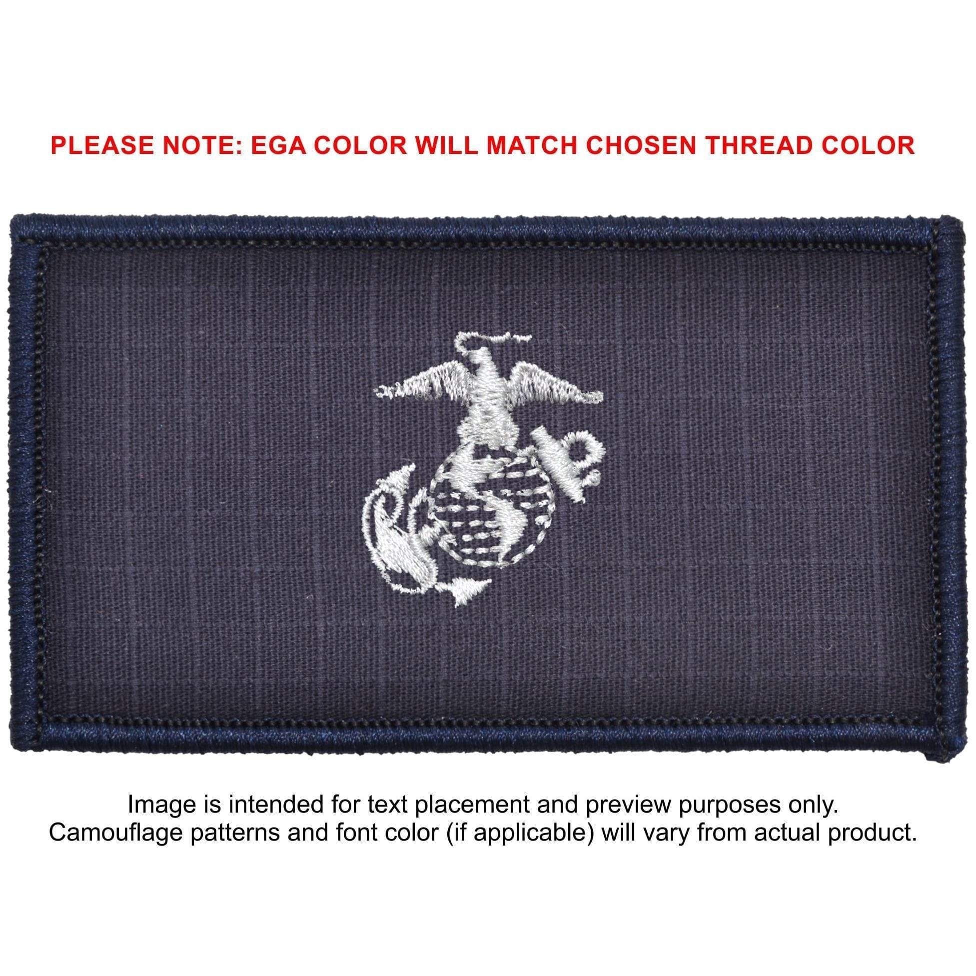 USMC Plate Carrier Flak Patch - Eagle Globe and Anchor Graphic (Open Globe) - Image 5