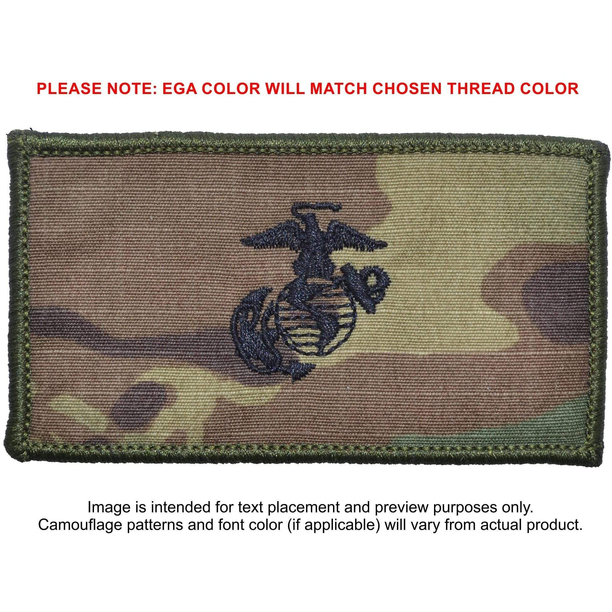 USMC Plate Carrier Flak Patch - Eagle Globe and Anchor Graphic (Open Globe) - Image 7