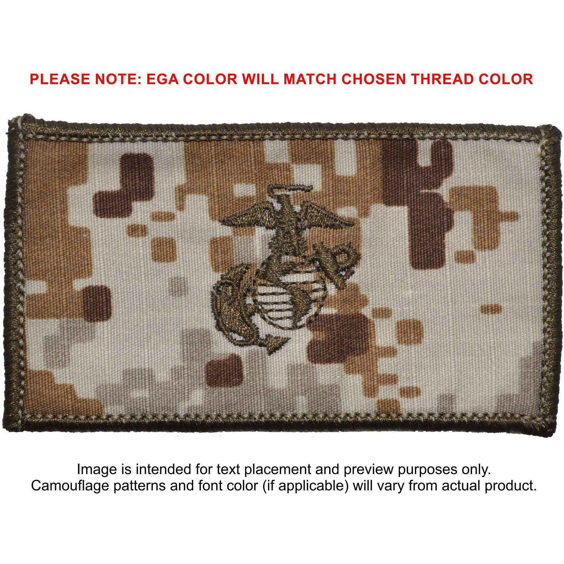 USMC Plate Carrier Flak Patch - Eagle Globe and Anchor Graphic (Open Globe) - Image 8