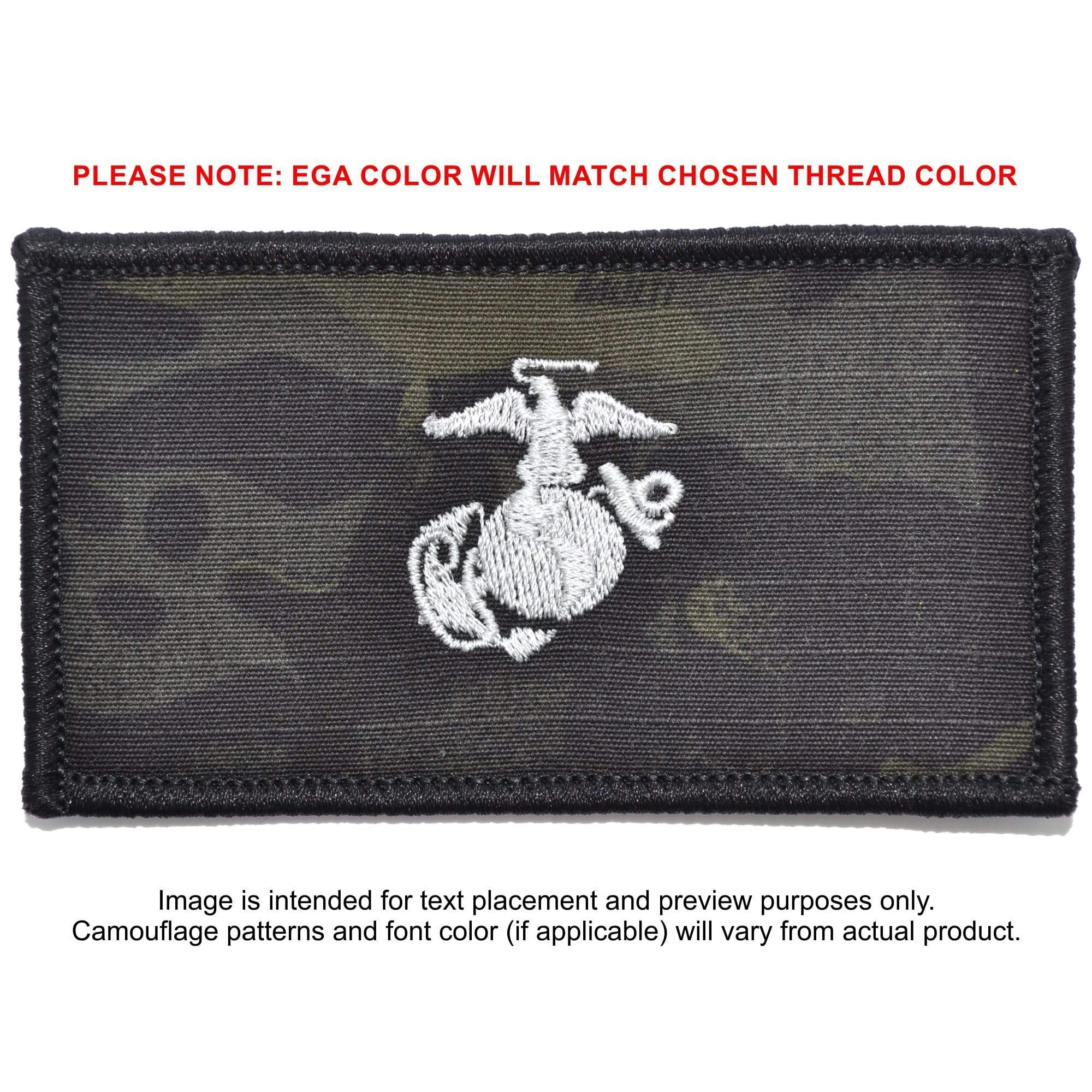 USMC Plate Carrier Flak Patch - Eagle Globe and Anchor Graphic (Filled Globe) - Image 10