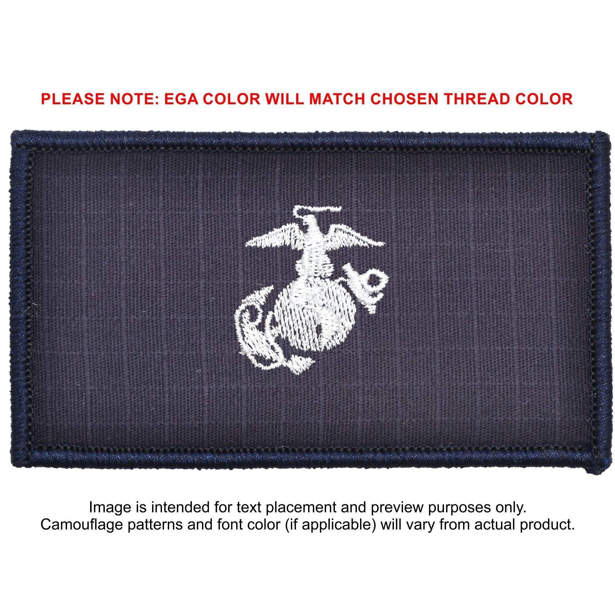 USMC Plate Carrier Flak Patch - Eagle Globe and Anchor Graphic (Filled Globe) - Image 5