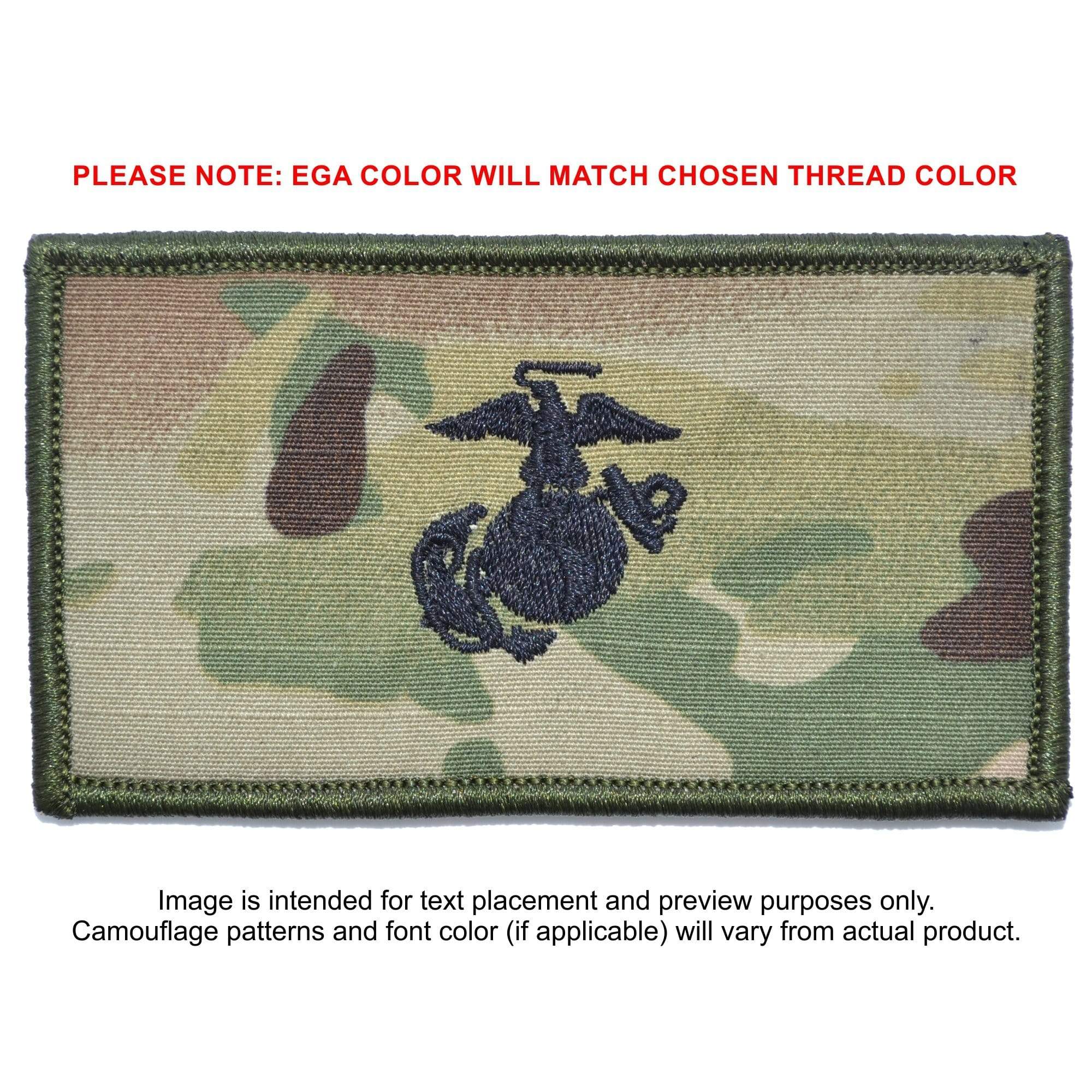 USMC Plate Carrier Flak Patch - Eagle Globe and Anchor Graphic (Filled Globe) - Image 7