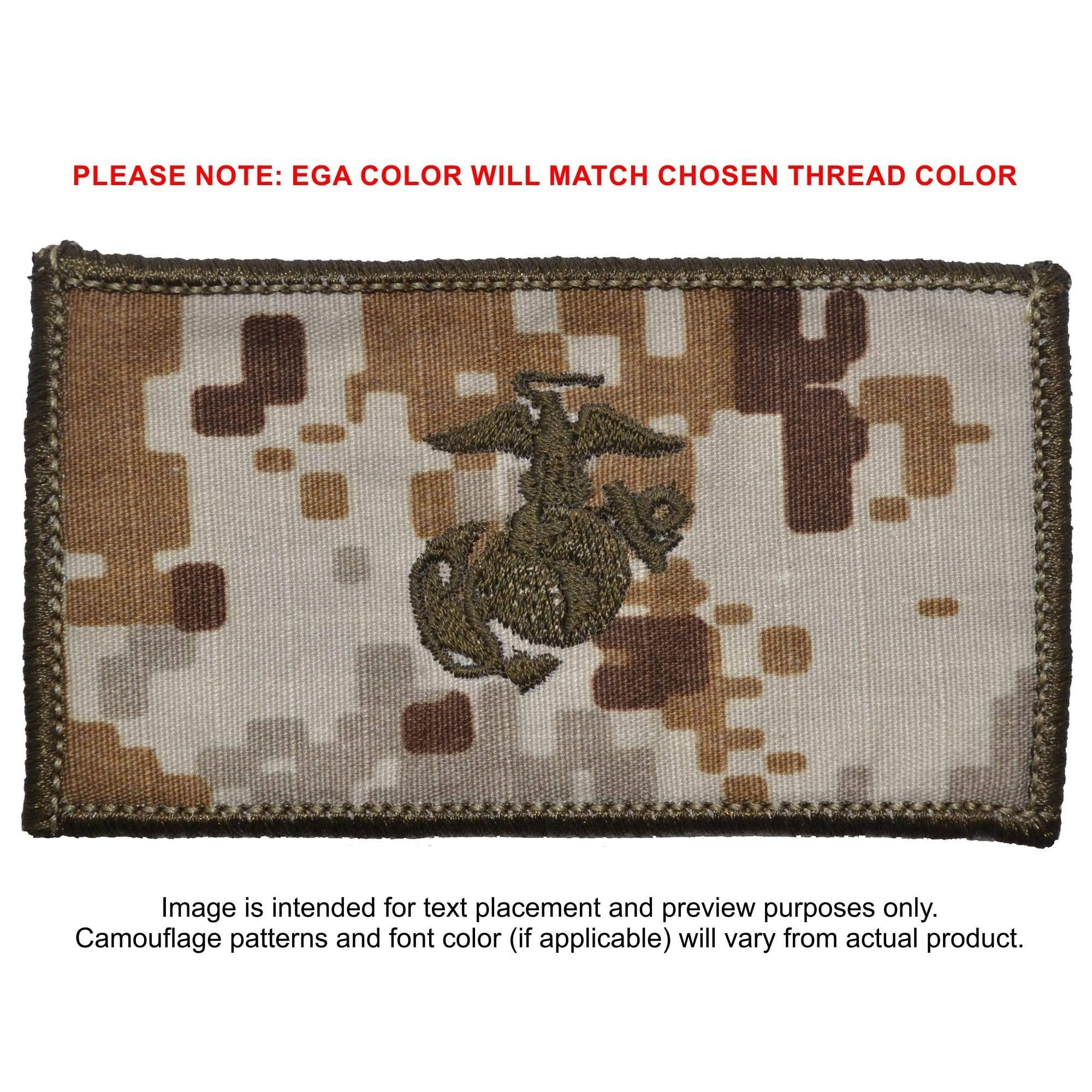 USMC Plate Carrier Flak Patch - Eagle Globe and Anchor Graphic (Filled Globe) - Image 8