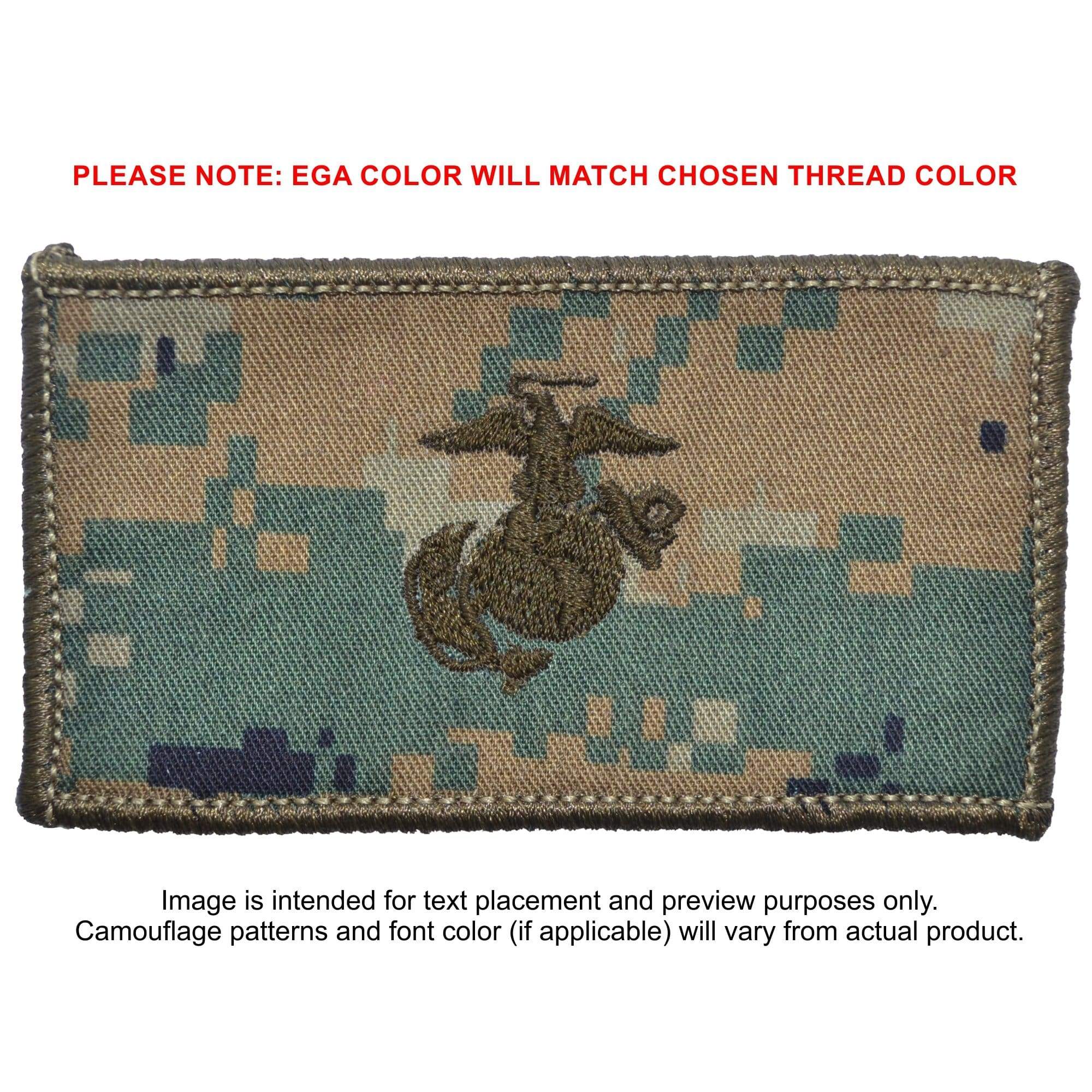 USMC Plate Carrier Flak Patch - Eagle Globe and Anchor Graphic (Filled Globe) - Image 9