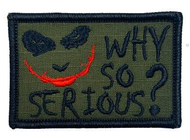 Why So Serious? Joker Quote - 2x3 Patch - Image 4