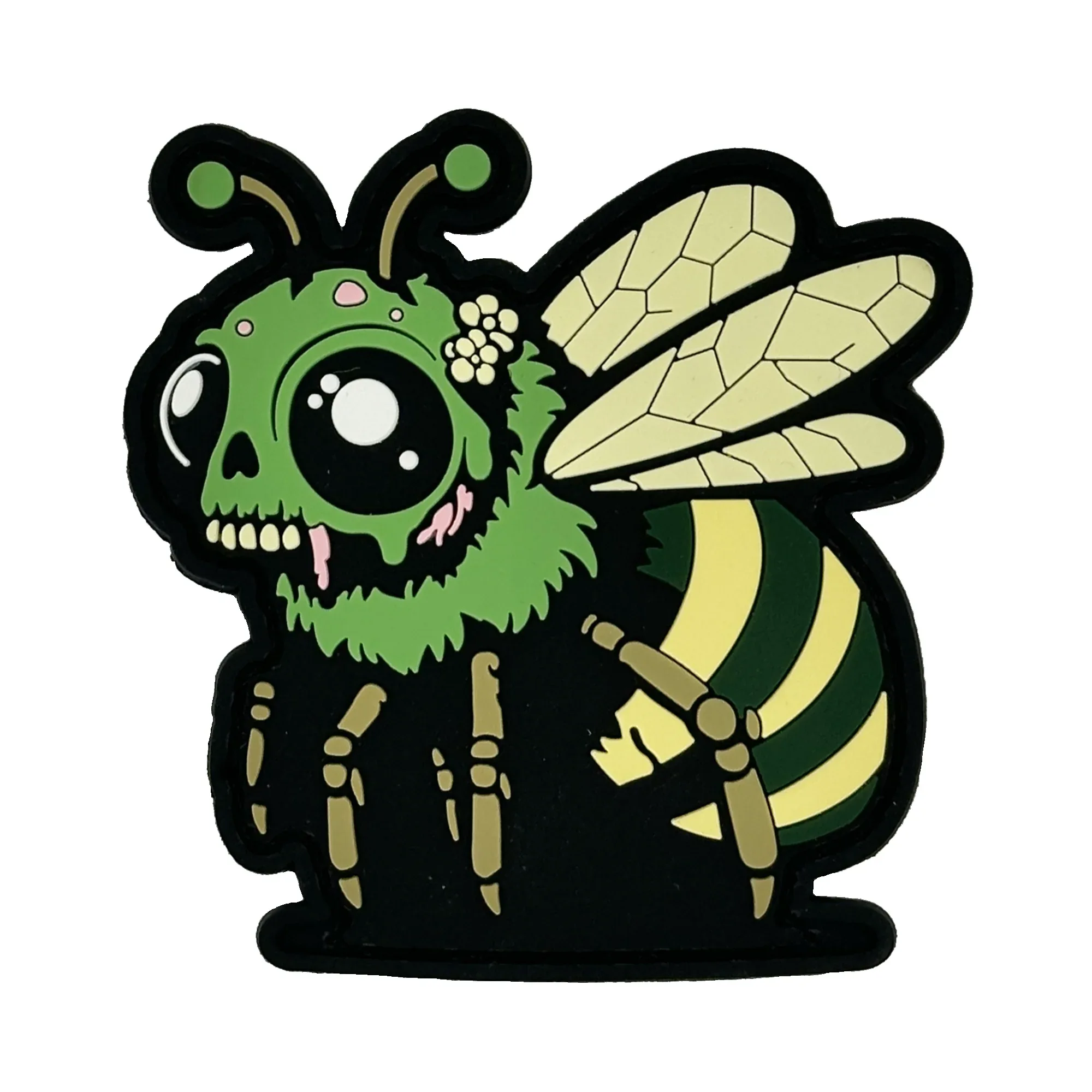 Horror Zombee - 3" PVC Patch - Image 2